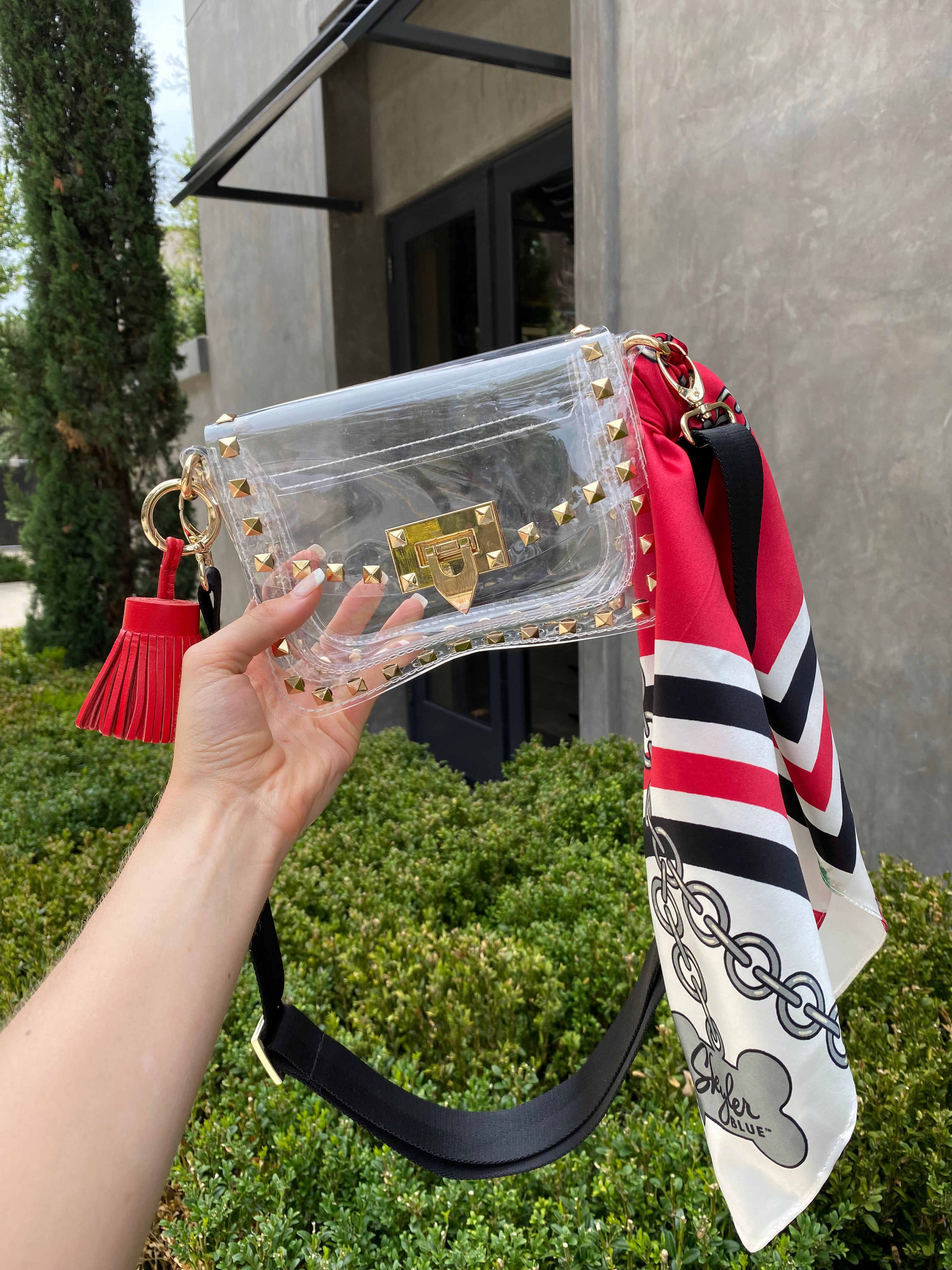 Handmade Louis Vuitton clear stadium bag  Clear stadium bag, Stadium bag, Clear  purses